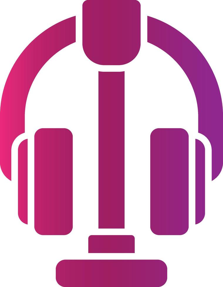 Headphone Creative Icon Design vector