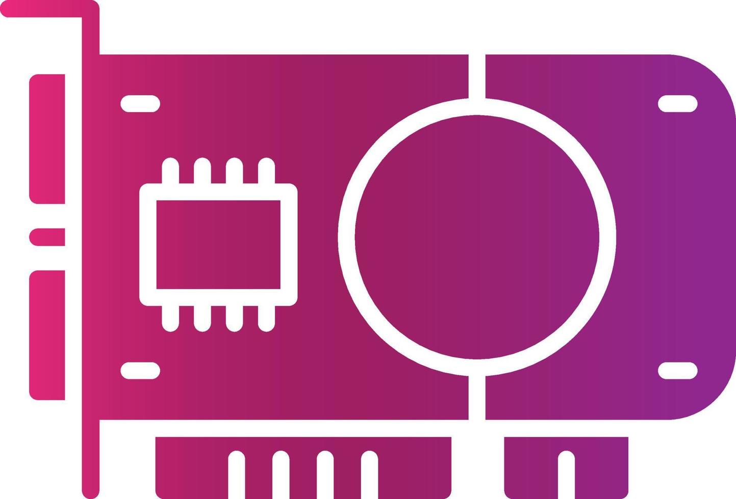Graphic Card Creative Icon Design vector