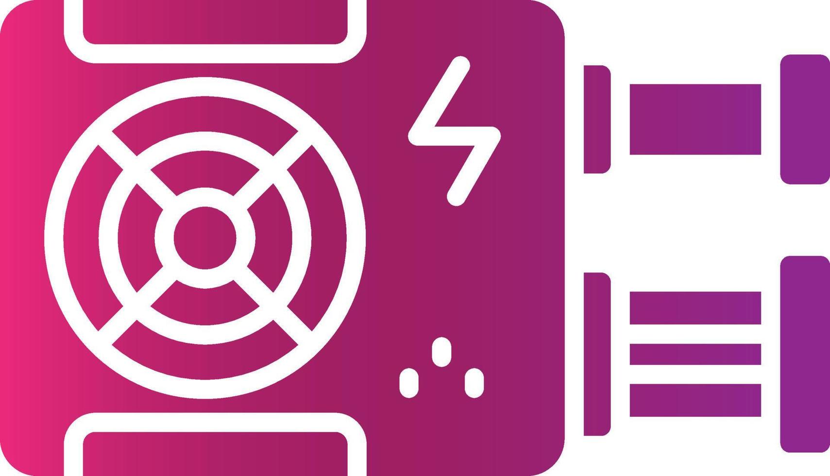 Power Supply Creative Icon Design vector
