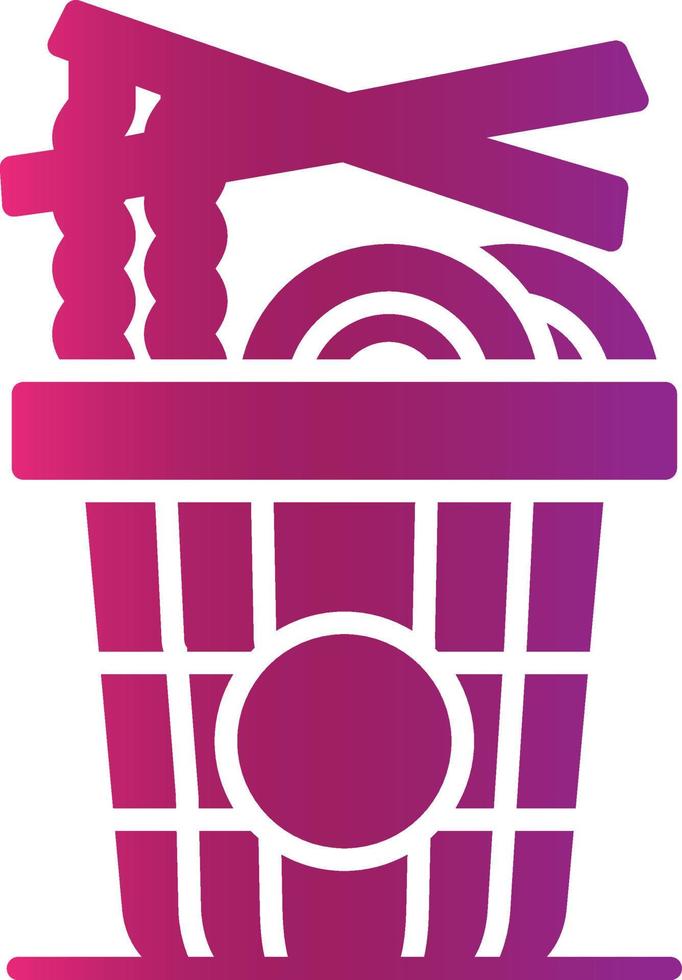 Noodles Creative Icon Design vector