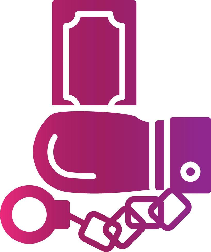 Corruption Creative Icon Design vector