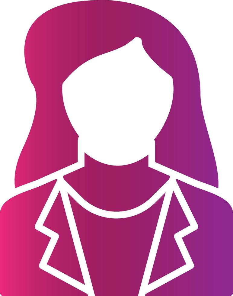 Actress Creative Icon Design vector