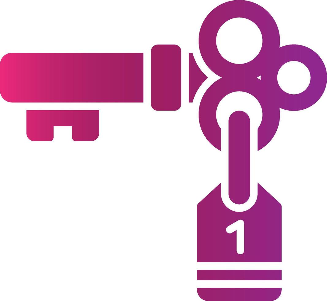 Door Key Creative Icon Design vector