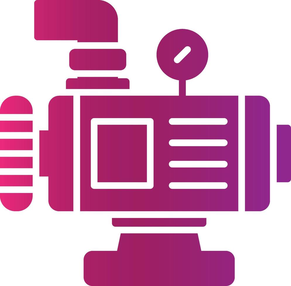 Water Pump Creative Icon Design vector
