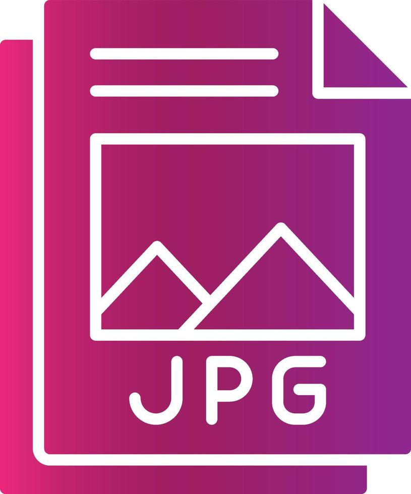 Jpg File Creative Icon Design vector