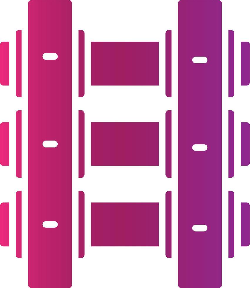 Train Tracks Creative Icon Design vector