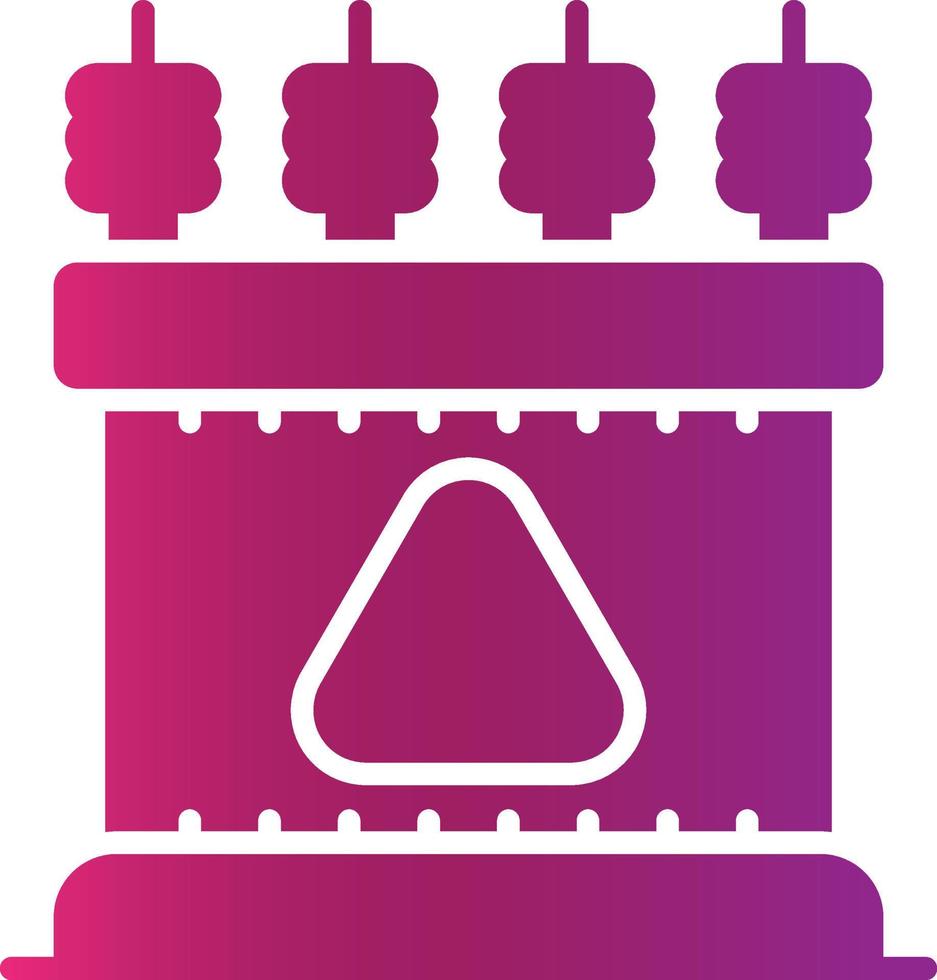 Power Transformer Creative Icon Design vector
