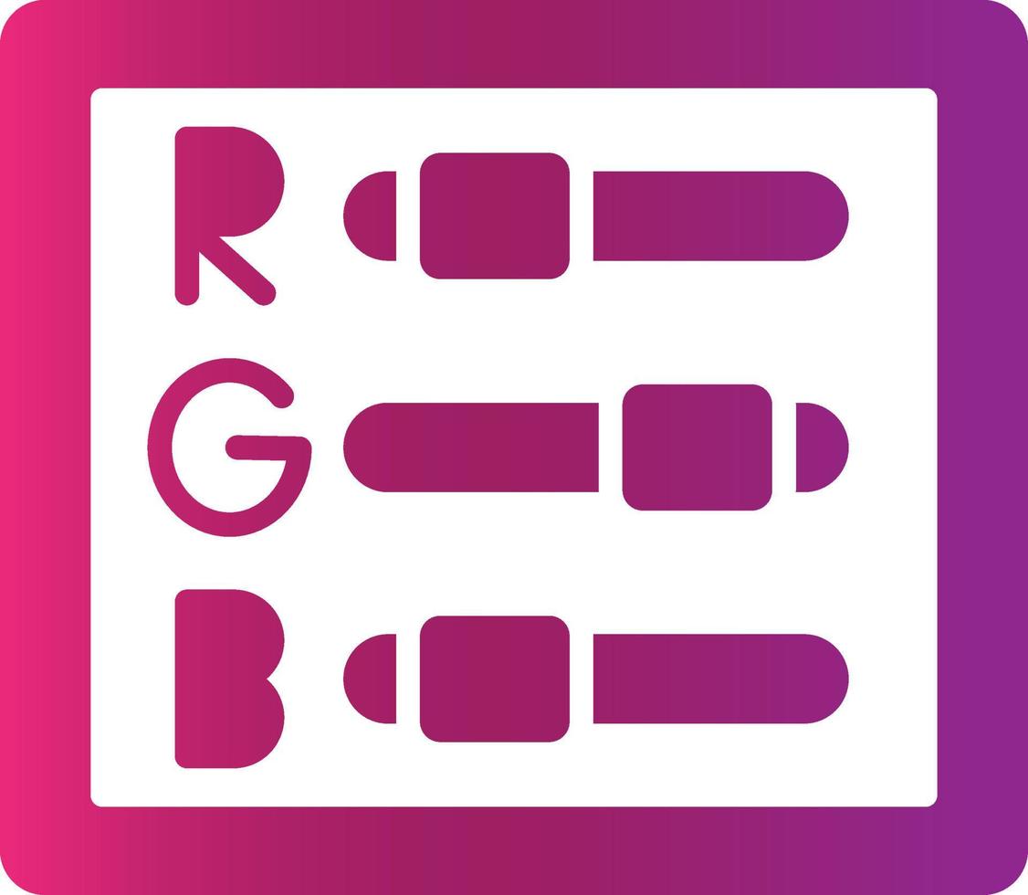 Rgb Creative Icon Design vector