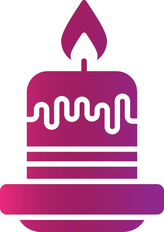 Candle Creative Icon Design vector