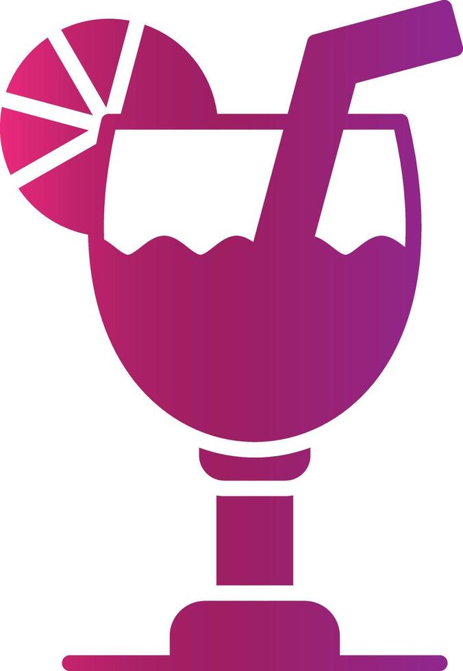 Cocktail Creative Icon Design vector