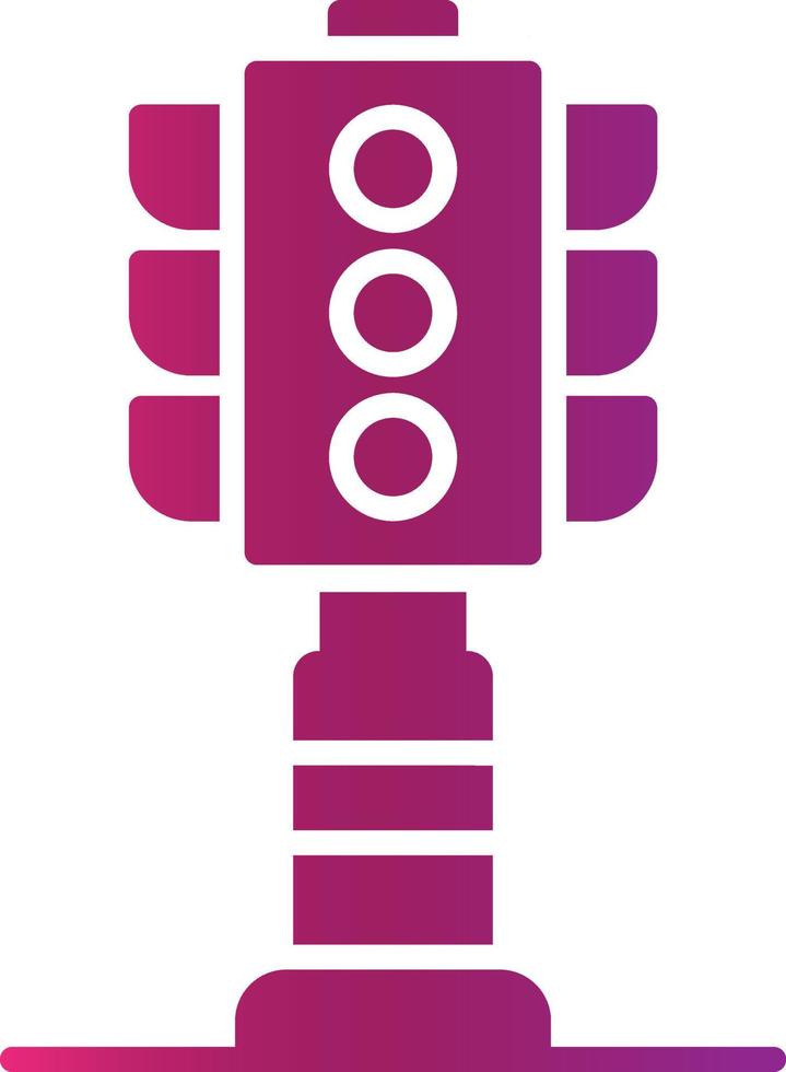 Traffic Lights Creative Icon Design vector