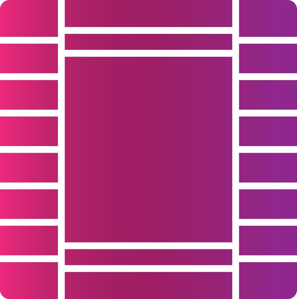 Film Strip Creative Icon Design vector