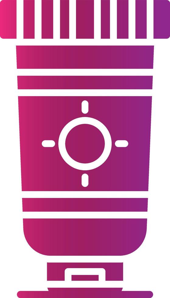 Sunscreen Creative Icon Design vector