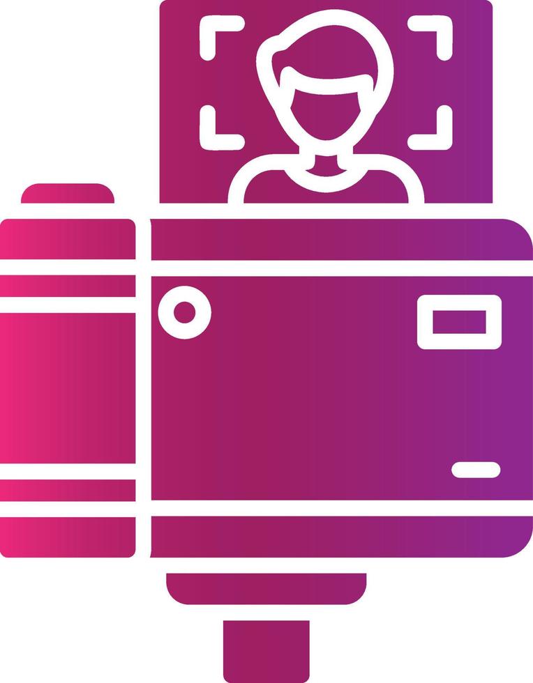 Vlogger Creative Icon Design vector