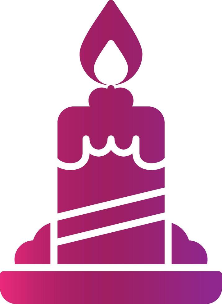 Candle Creative Icon Design vector