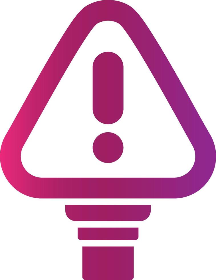 Alert Creative Icon Design vector