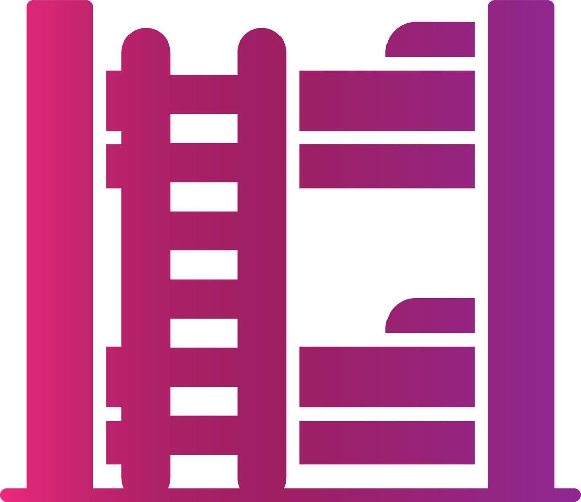 Bunk Bed Creative Icon Design vector