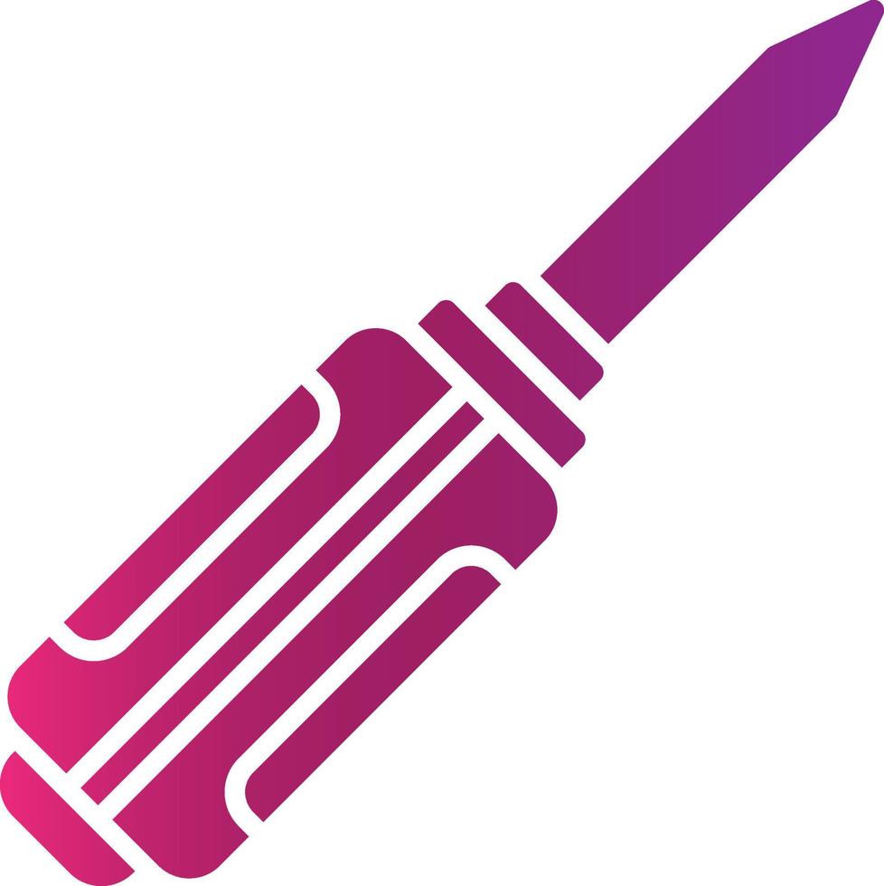 Screwdriver Creative Icon Design vector