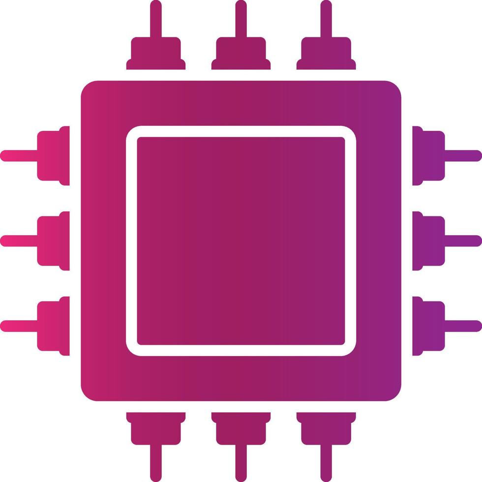 Cpu Creative Icon Design vector