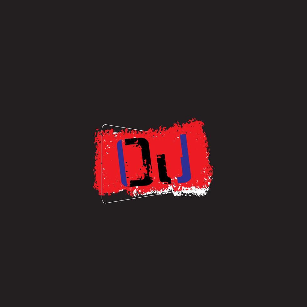 OJ Text Logo vector