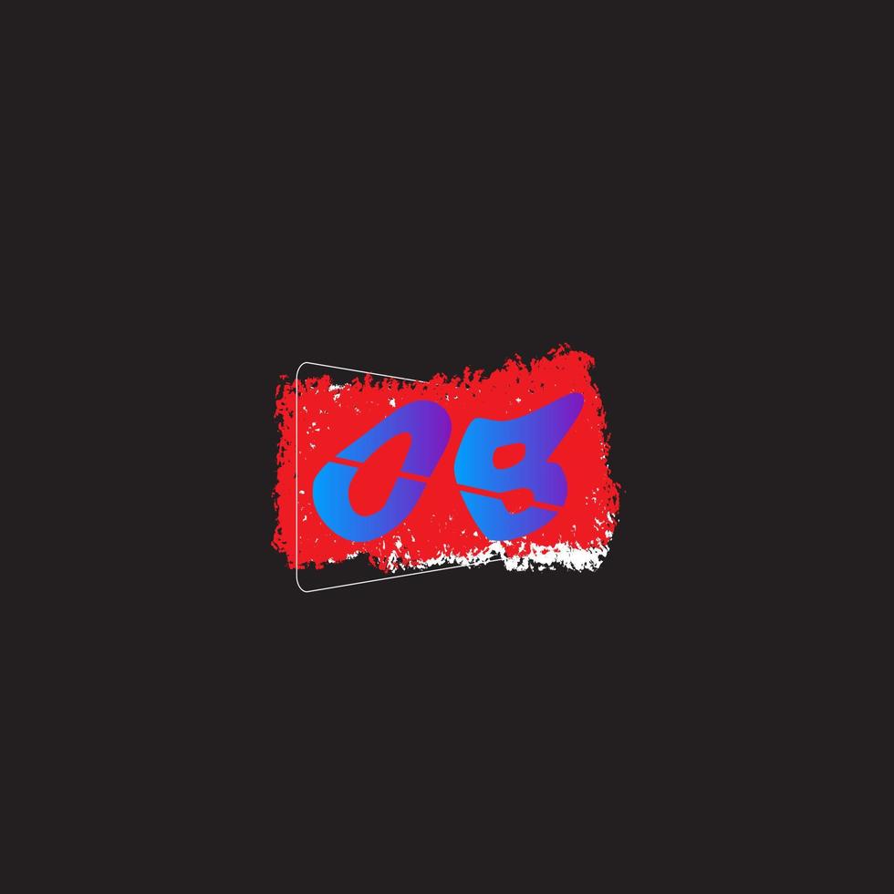 OB Text Logo vector