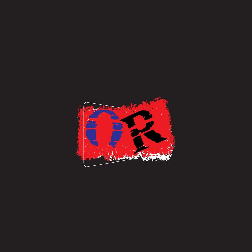 OR Text Logo vector