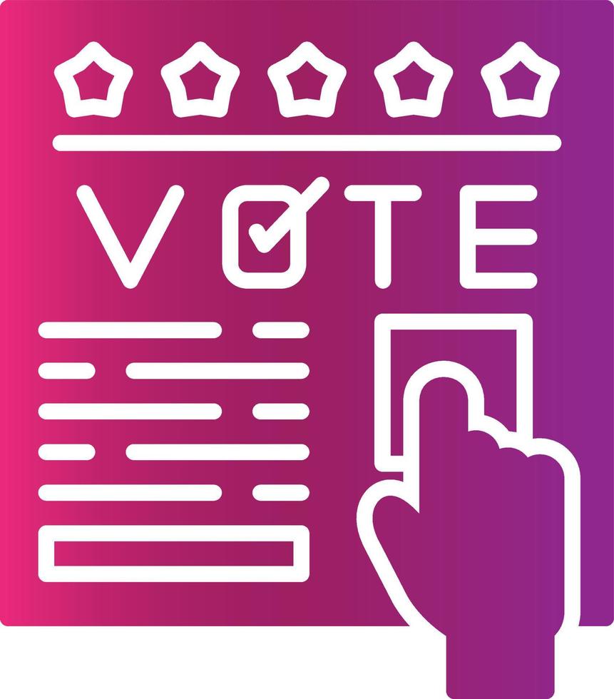 Vote Creative Icon Design vector