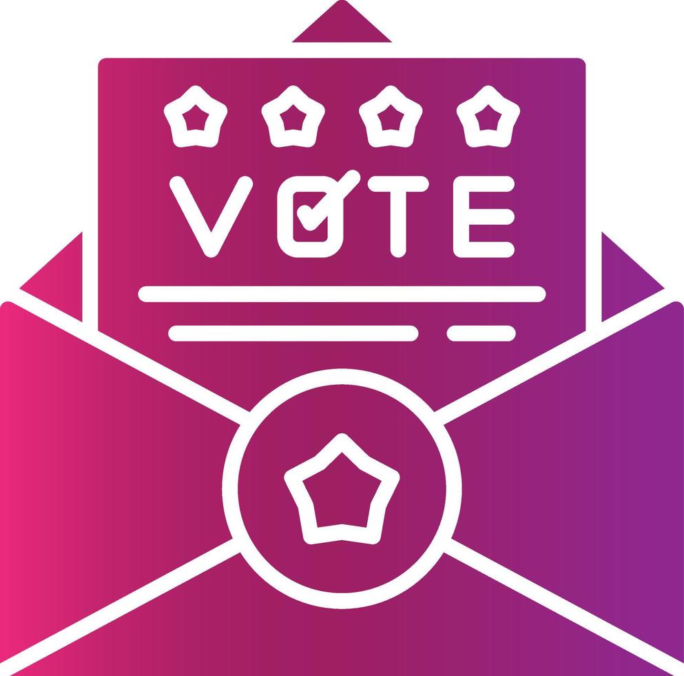 Vote Creative Icon Design vector