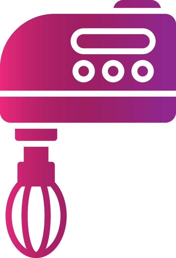 Hand Mixer Creative Icon Design vector