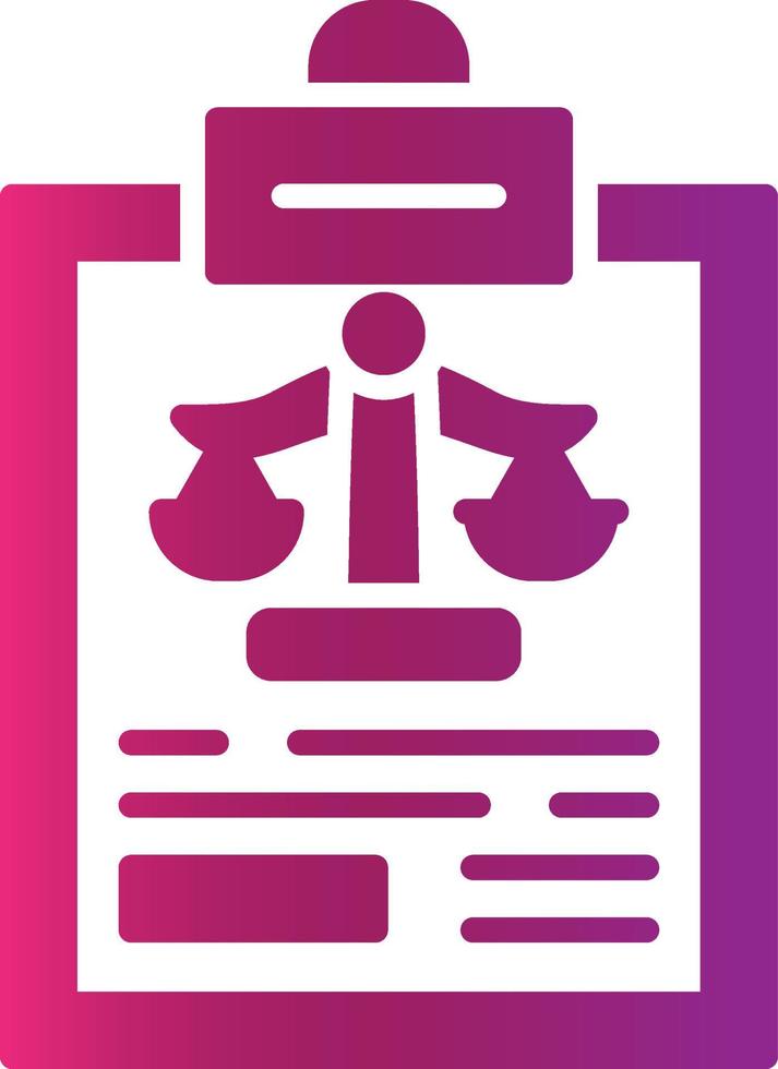 Lawsuit Creative Icon Design vector