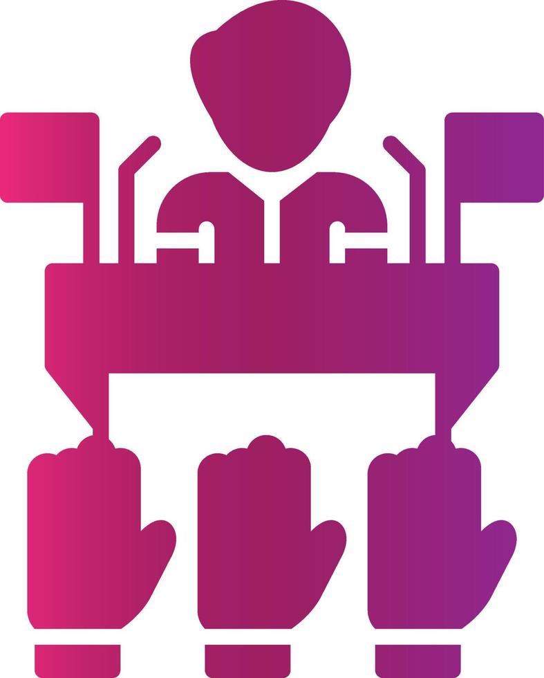 Democracy Creative Icon Design vector