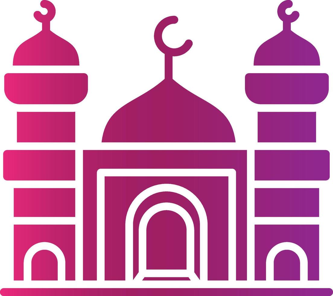 Mosque Creative Icon Design vector