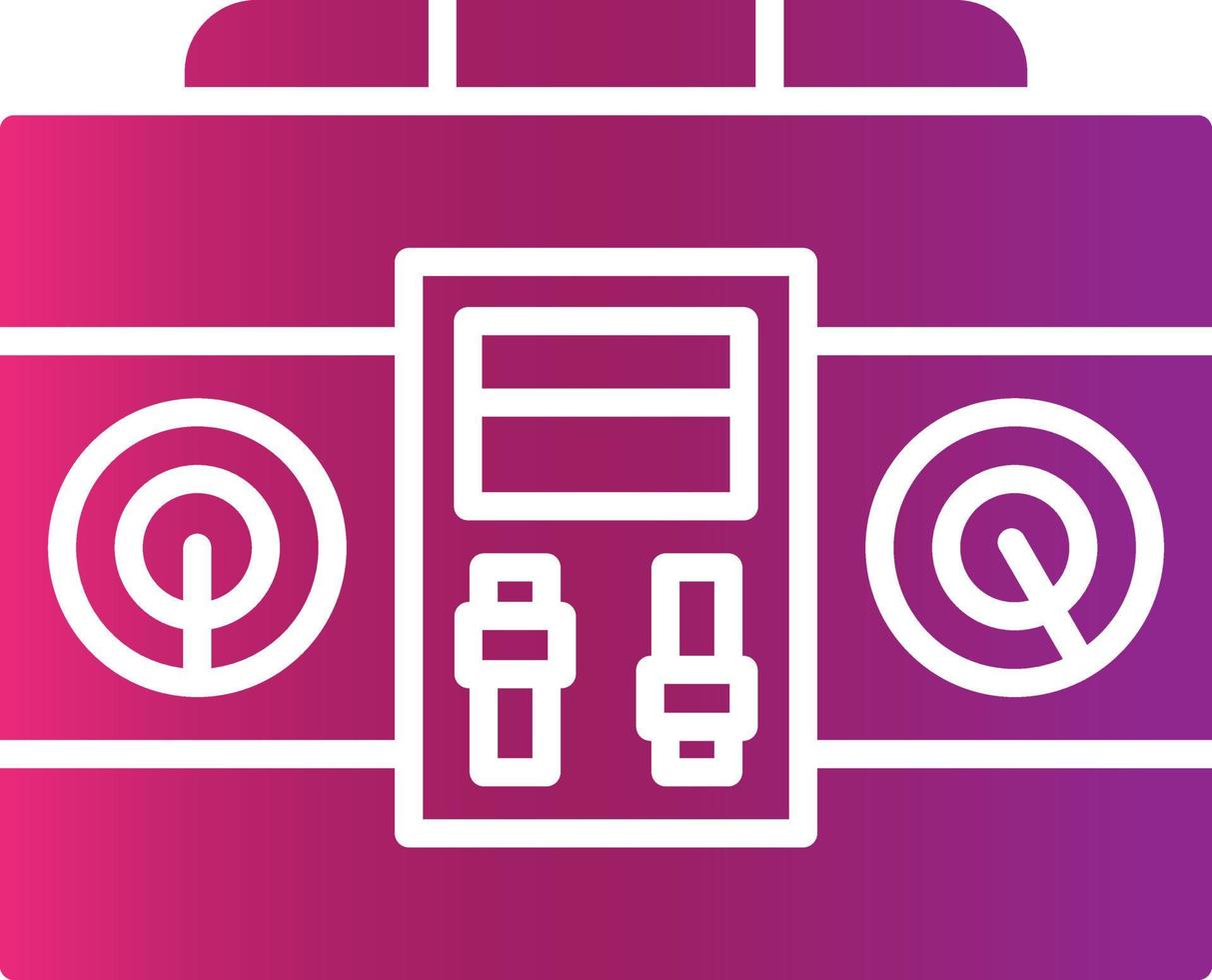 Dj Mixer Creative Icon Design vector