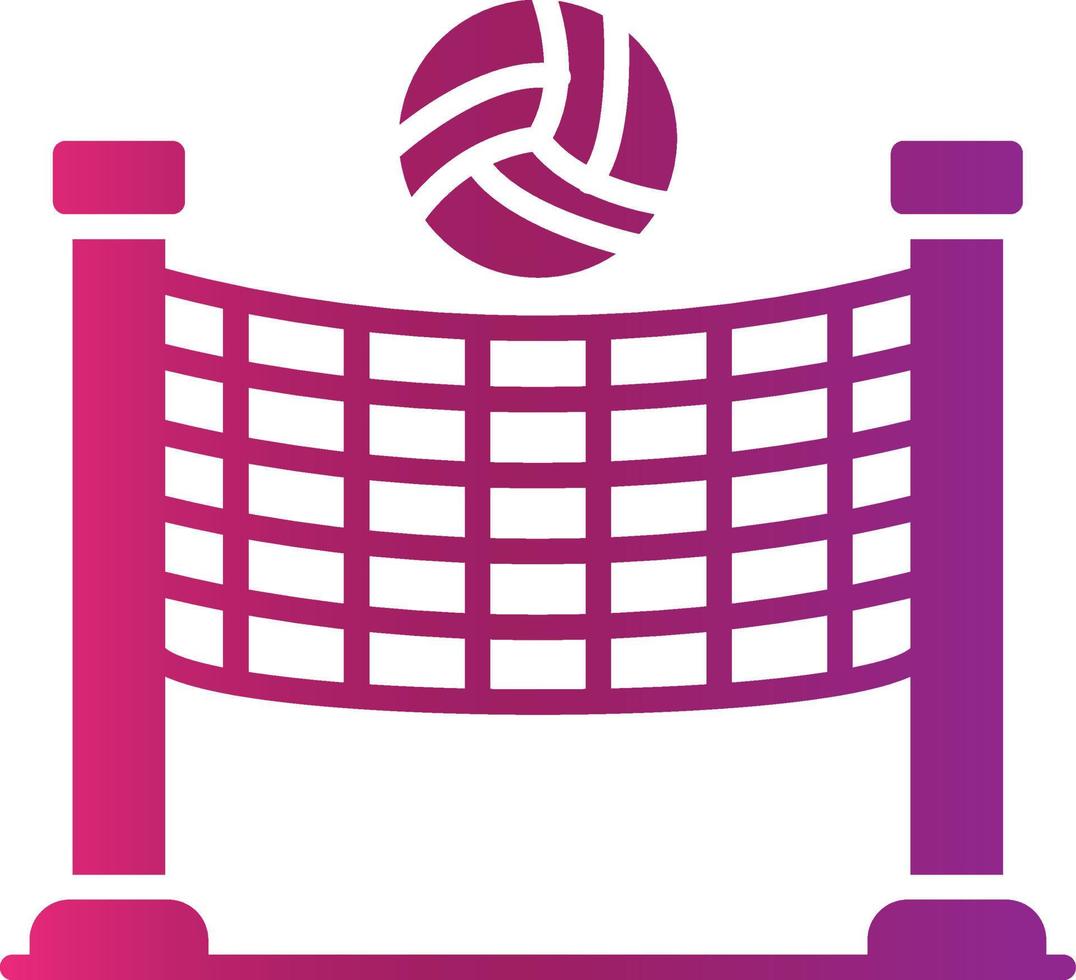 diseño de icono creativo de voleibol vector