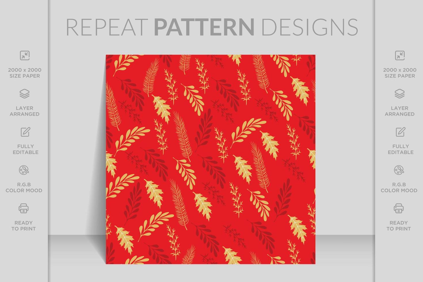 Luxury nature leaves pattern design. Hand drawn outline design for fabric, print, cover, banner and invitation. Vector illustration.