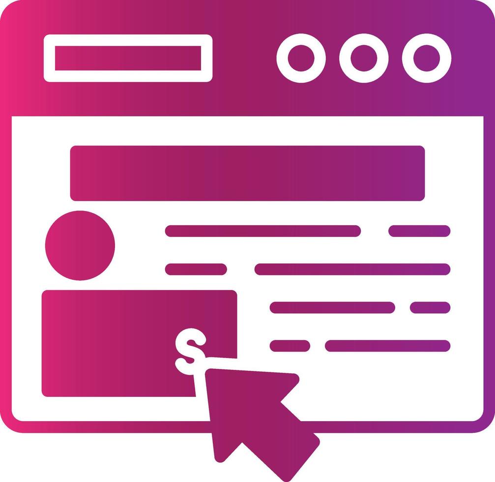 Advertising Creative Icon Design vector