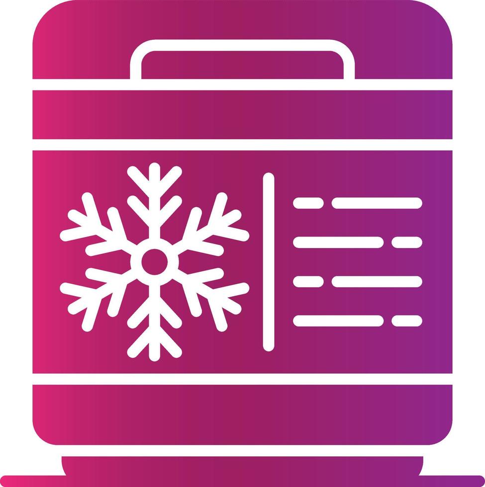 Freezer Creative Icon Design vector