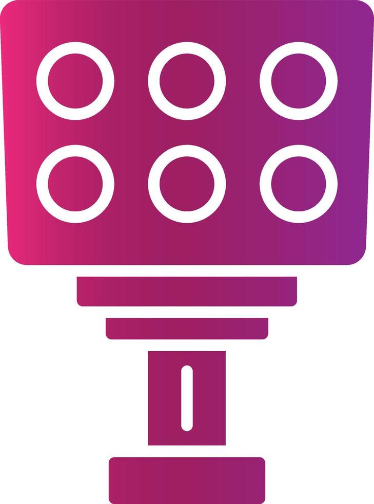 Light Creative Icon Design vector