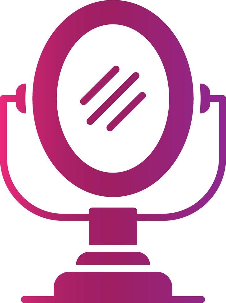 Mirror Creative Icon Design vector