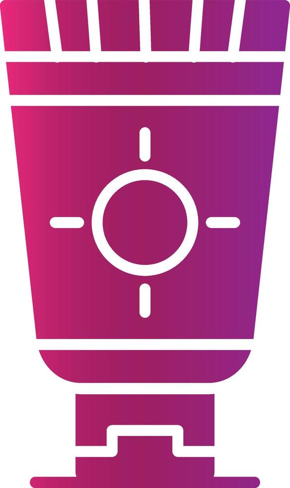 Sunscreen Creative Icon Design vector