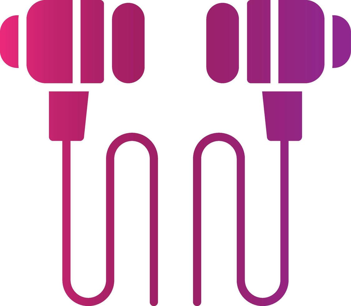 Earphone Creative Icon Design vector