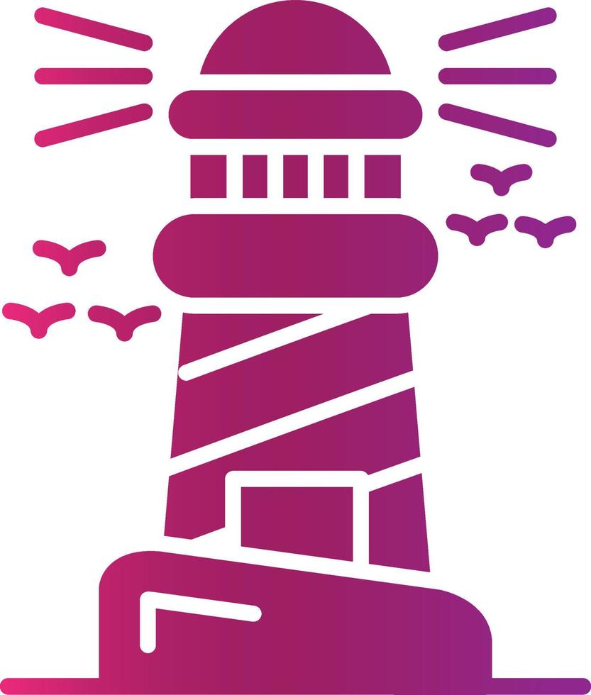 Lighthouse Creative Icon Design vector