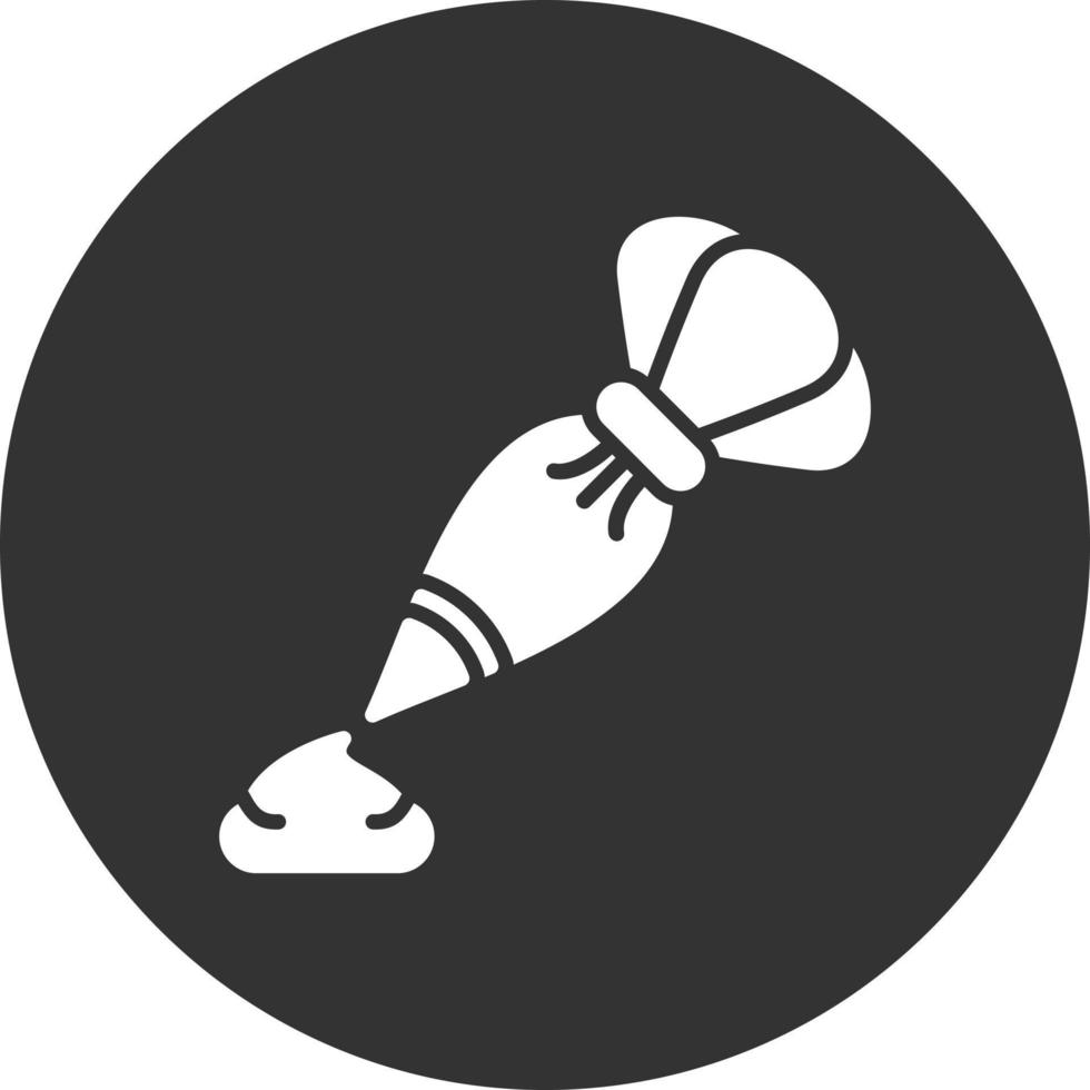Piping Bag Creative Icon Design vector