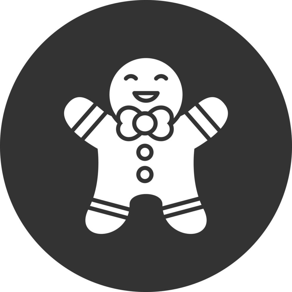 diseño de icono creativo de pan de jengibre vector