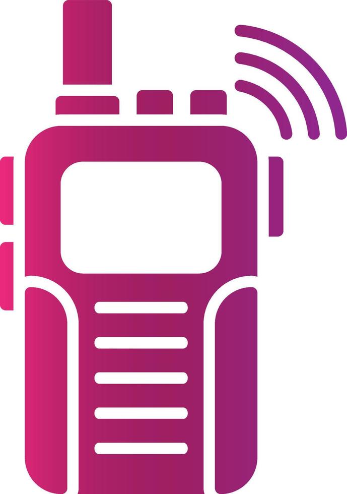 Walkie Talkies Creative Icon Design vector