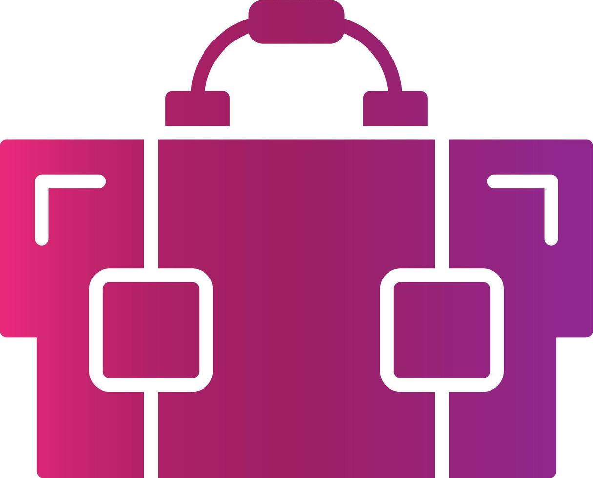 Briefcase Creative Icon Design vector