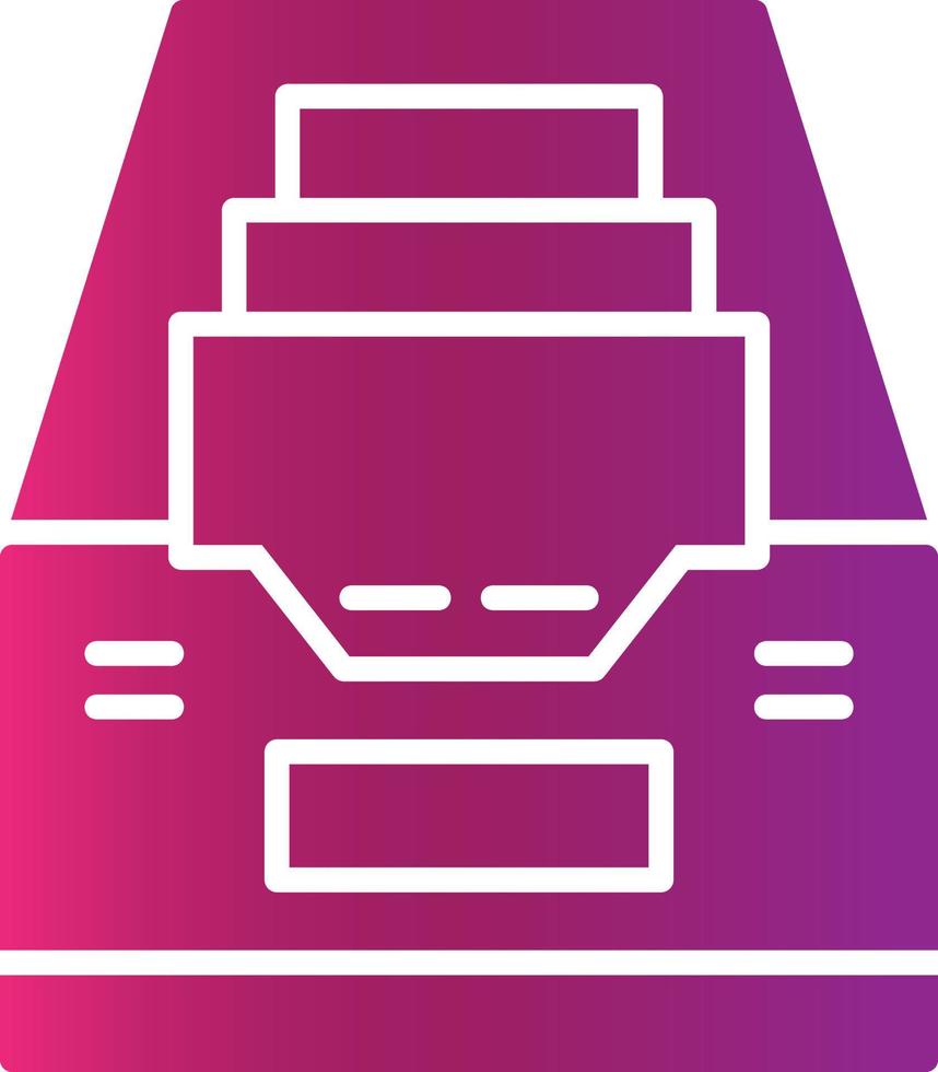 Files Box Creative Icon Design vector