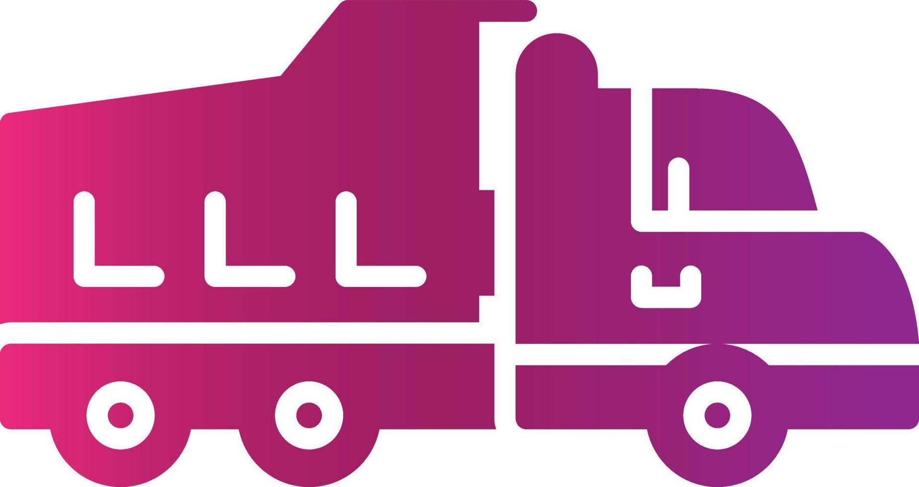 Truck Creative Icon Design vector