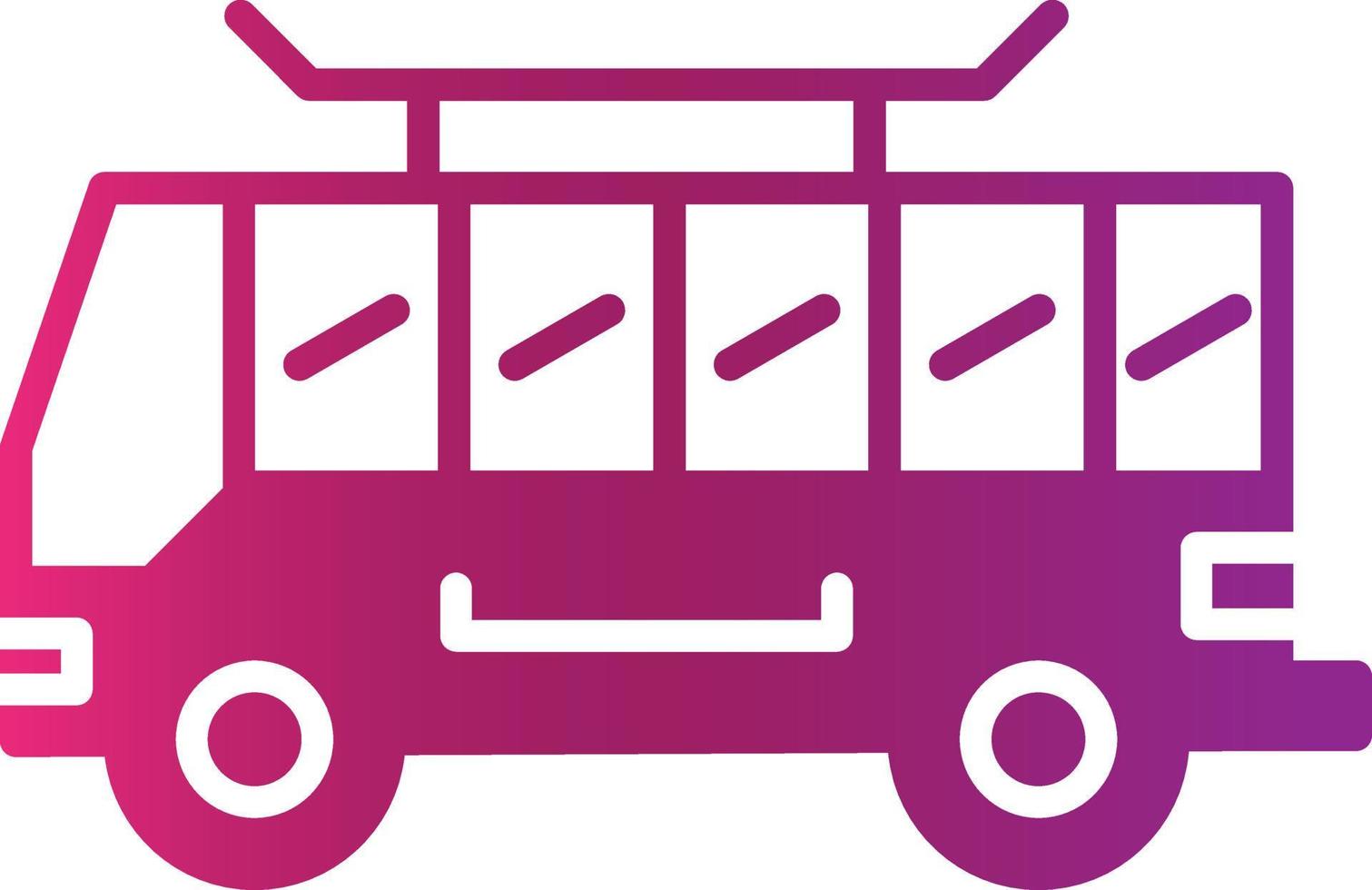 Bus Creative Icon Design vector