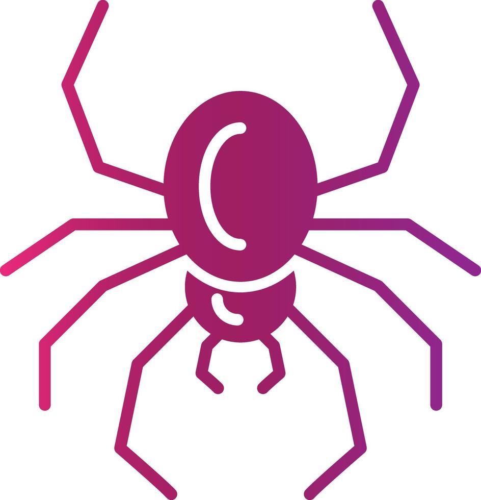 Spider Creative Icon Design vector